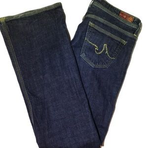 AG Adriano Goldschmied Merlot Dark Wash Jeans